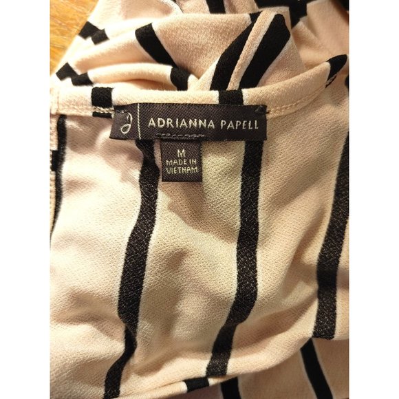 WOMENS ADRIANNA PAPELL STRIPED TANK CAMI SIZE M / L - Picture 5 of 5